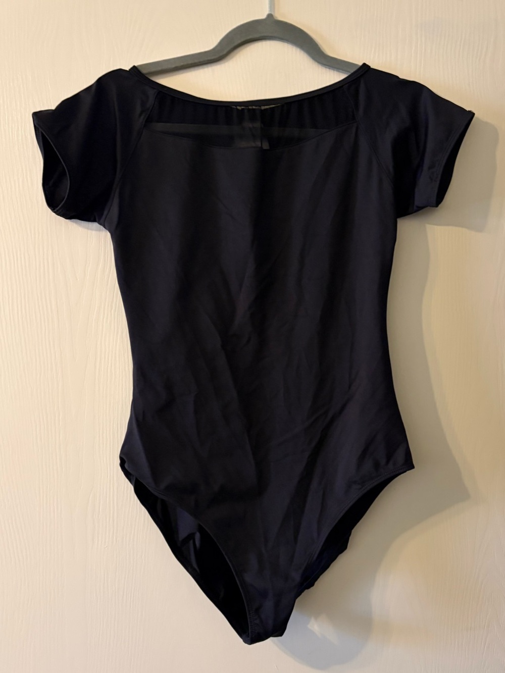 Black ballet leotard